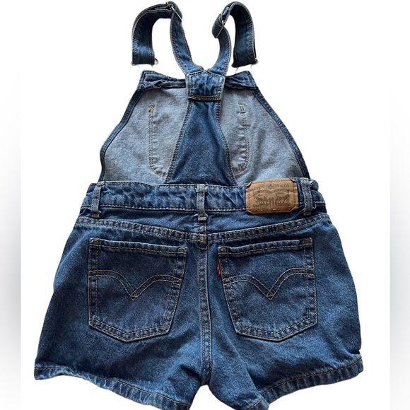 Levi’s child’s overalls Blue jeans kids shorts - Picture 3 of 13